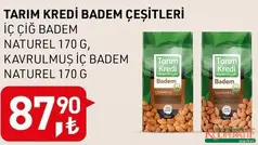 TARIM KREDİ BADEM ÇEŞİTLERİ 170 G TARIM KREDİ BADEM ÇEŞİTLERİ 170 G